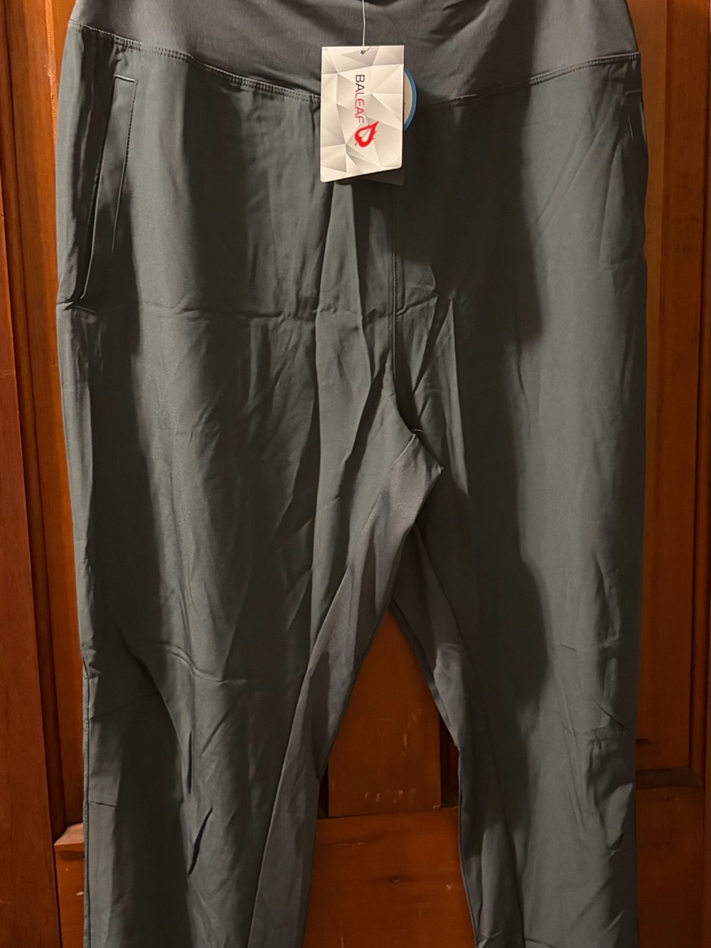 Baleaf women’s high waisted running/jogger pants quick dry